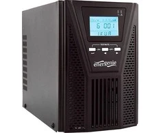 Gembird ENERGENIE EG-UPSO-1000 online UPS 1000VA 1x Schuko 3x IEC LCD ekranas juodos spalvos