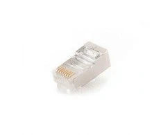 GEMBIRD PLUG5SP/50 Gembird ekranuotas modulinis kištukas 30u auksiniu dengtas, 50 vnt, vientisas ir suvytas