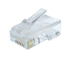 GEMBIRD LC-8P8C-002/50 Gembird LAN modulinis kištukas 8P8C kietam CAT6 LAN kabeliui, 30U 50 vnt.