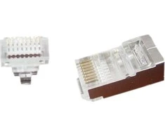 GEMBIRD LC-PTF-01/100 Gembird Universalus praėjimo modulinis FTP kištukas 8P8C, 100 vnt., tvirtas ir suvytas