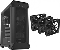 „Genesis Irid 505 V2 MIDI TOWER“ dėklas (NPC-1517) + „Oxal 120“ ventiliatorių juodas 3 pakuotės (NGF-2043)