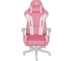 Genesis Gaming Chair Nitro 710 Atlošo apmušalų medžiaga: Eko oda, Sėdynės apmušalų medžiaga: Eko oda, Pagrindo medžiaga: Nailonas, Ratukų medžiaga: Nailonas su CareGlide danga | Rožinė/Baltas