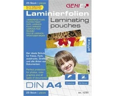 Genie Genie Lamiertaschen 25 A4 - Folien