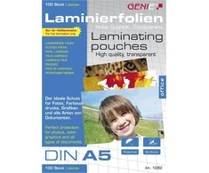 Genie Genie Lamiertaschen 100 A5 - Folien