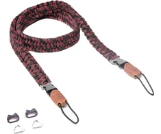 Genius C-ROPE Dirželis do aparatu Traveler su Paracordu 100cm Raudona Dots retail
