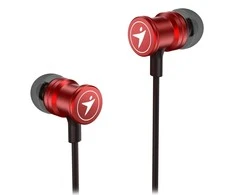 Ausinės Genius HS- M316 ausinės su mikrofonu, be kabelio tūrio reguliavimo, raudona, 2.0, austinė, 3,5 mm lizdas