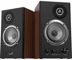 Kompiuterio kolonėlės GENIUS garsiakalbis SP-HF1200B, 2.0, 36W, medinis, juodai rudas