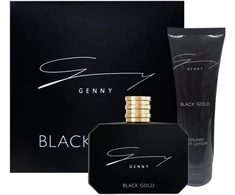Genny Set : Juodas Gold, Hydrating, Daily, Losjonas kūnui, 100 ml + Juodas Gold, Eau De Toilette, For Women, 100 ml For Women