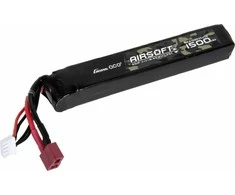 Gens ace 25C 1500mAh 3S1P 11.1V Airsoft Gun Lipo baterija su T kištuku
