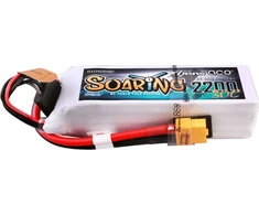 Gens ace G-Tech Soaring 2200mAh 14.8V 30C 4S1P Lipo Akumuliatorius su XT60 kištuku