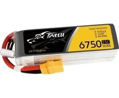 Gens Ace &amp; Tattu Tattu 6750mAh akumuliatorius 14.8V 25C 4S1P XT90