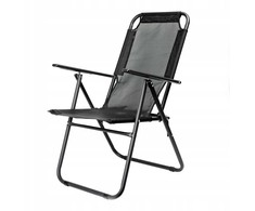 KEMPINGO KĖDĖ PLATINET 62X45X102 CM JUODA 46140