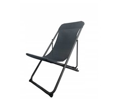 PLATINET CAMPING SUNBED 52X77X90 cm Juodas 46138