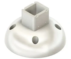 Oem TP-LINK laikiklis Tapo C500/C510W/C520WS/C530WS kameroms, tvirtinamas prie polistireno varžtų, baltas su kabelio dangteliu (1 vnt.)