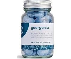 Georganics Pipirmėčių natūralios burnos plovimo tabletės, 180 tablečių