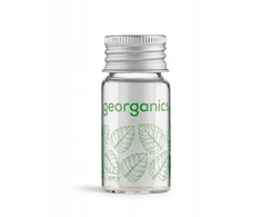 Georganics šilko dantų siūlas stikliniame inde kasdieninei priežiūrai, pipirmėčių skonio, 50 m