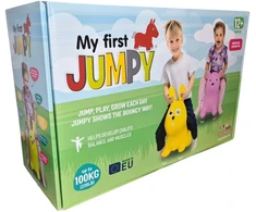 Gerardo's Toys jumping toy bunny yellow