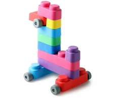 Gerardo's Toys miksto klucisu komplekts ar riepam 33 gab. (25 gab.+ 8 riepu detalas) GT3103 (4743345631039)