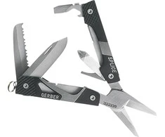 Gerber Splice Pocket Tool multi tool replės Keychain Juodas