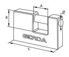 Gerda KŁÓDKA TRZPIENIOWA ŻELIWNA 90mm