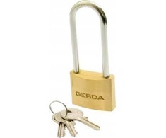 Pakabinama spyna GERDA BRASS LINE, KMZ S40H66, 3 raktai