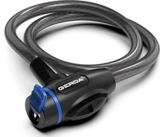 Gerda dviračio užrakto kilpa, kėbulas, apvalus juoda Flex 650/10T