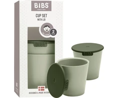 Seilinukai Bibs 2 Sage vaikiški gertuvės su dangteliais