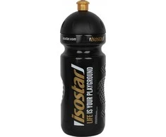 Gertuvė Sportinis butelis Finisher Isostar 650ml juodas