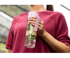 Gertuvė Brabantia Make &amp; Take Buteliukas na wodę su sitkiem 500 ml Lilac Rožinė 241086