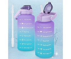 Gertuvė Buteliukas SPORTOWA / MOTYWACYJNA BIDON REFILL FIOLETOWO-Mėlynas 2000ml