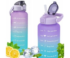 Gertuvė Buteliukas SPORTOWA / MOTYWACYJNA BIDON REFILL FIOLETOWO-Mėlynas 2000ml