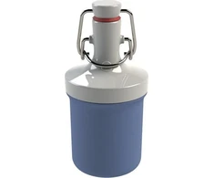 Gertuvė Buteliukas su korkiem mėlyna 200 ml