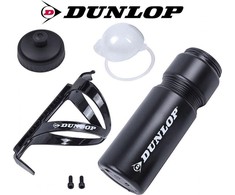 Sportinė gertuvė su laikikliu prie dviračio Dunlop, juoda, 750 ml