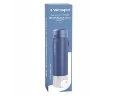 Gertuvė Wessper Buteliukas filtrująca B2 STAINLESS STEEL Actitex™ 1000ml Mėlyna (WES276-1000-BL_K)