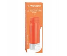 Gertuvė Wessper Buteliukas filtrująca B2 STAINLESS STEEL Actitex™ 700ml Oranžinis (WES276-700-OR_K)