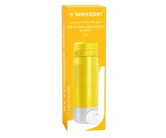 Gertuvė Wessper Filtravimo butelis B2 STAINLESS STEEL Actitex™ 700 ml geltonas (WES276-700-YL_K)