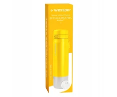 Gertuvė Wessper Filtravimo butelis B2 STAINLESS STEEL Actitex™ 1000 ml Geltonas (WES276-1000-YL_K)