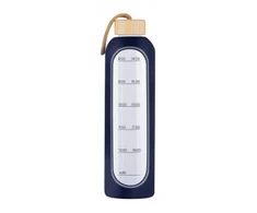 Gertuvė KiCA Buteliukas szklana Hydro Glass 1000 ml - tamsiai mėlyna