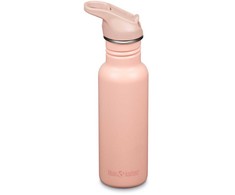 Gertuvė Klean Kanteen Kanteen Classic (Flip Sport), 800 ml/27 oz, Peach Parfait
