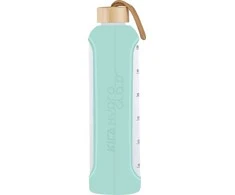 Gertuvė Krups Buteliukas szklana KiCA Hydro Glass 1000 ml - žalia.