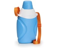 Gertuvė Style Vanduo bottle 0,95L Fiesta 1000 mėlynas-oranžinis