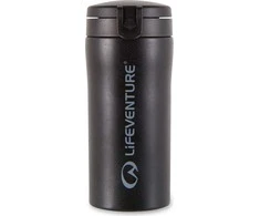 Lifeventure Flip-Top termo puodelis - Juoda