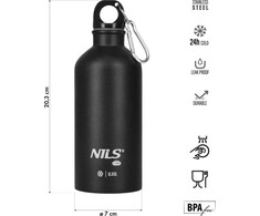 Gertuvė Nils Camp 550 ml, juoda
