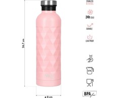 Nils Extreme Gertuvė Nils camp tourist NC3805, rožinė, 750 ml