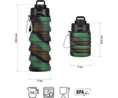 Nils Extreme Gertuvė Nils Camp NC4106, 500 ml