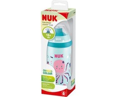 Gertuvė NUK Junior Cup 300 ml sportinis kandiklis Octopus mėlynas 255576 Nuk