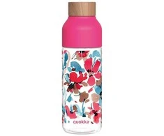 Gertuvė „Quokka Ice“ – „Ecozen“ vandens buteliukas 720 ml (raudonos gėlės)