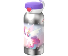 Gertuvė Rosti Mepal Mepal atverčiamas dangtelis Campus plieno butelis 600 ml Vienaragio švytėjimas 107489065411