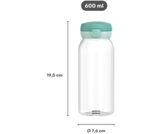 Gertuvė Rosti Mepal Mepal Butelis Flip Cap Campus 600 ml Cool Rožinė 107485074100