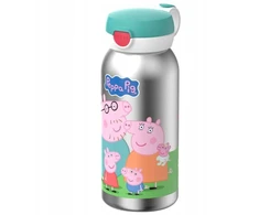 Gertuvė Rosti Mepal Mepal Buteliukas plieninė Flip Cap Campus 600 ml Peppa Pig 107489065412
